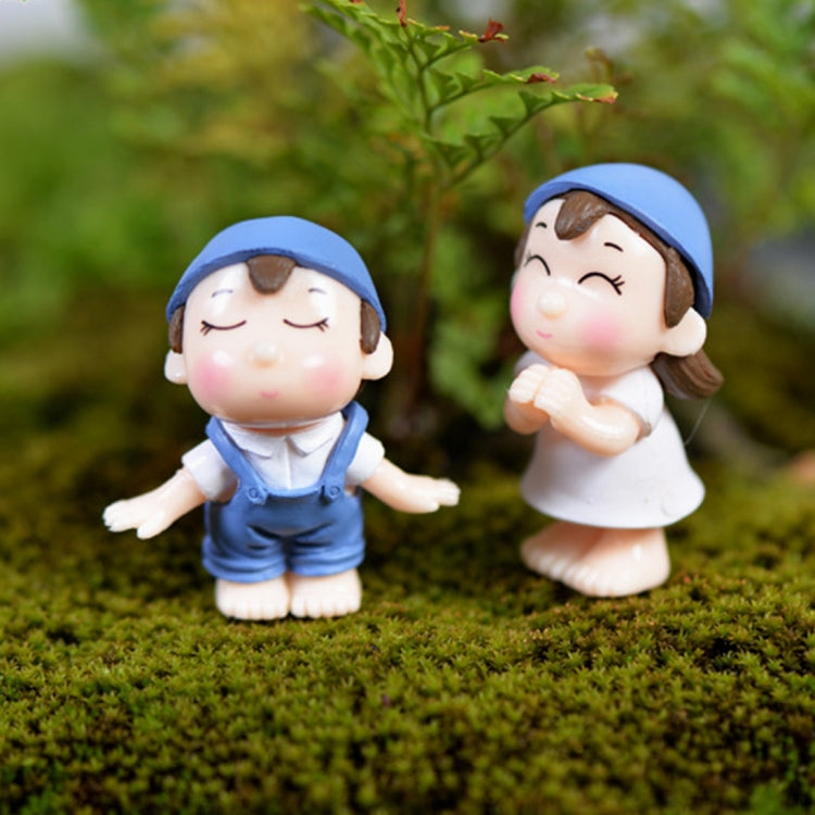 Lovers Smile Garden Dollhouse Decoration Moss Micro Landscape PVC Ornaments My Store