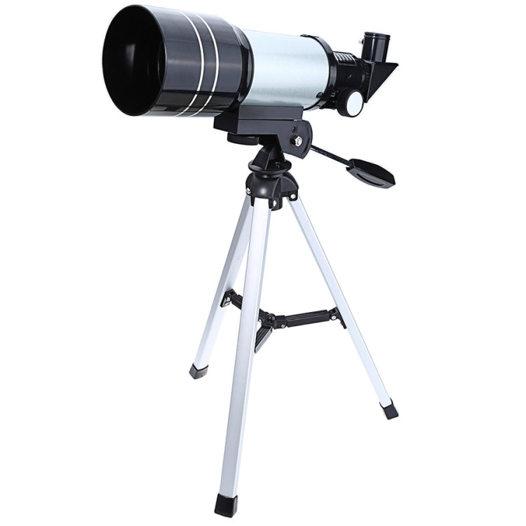 F30070M Portable Professional High Definition High Times Espace Astronomical Telescope Spotting Scope with Tripod(Silver) Reluova