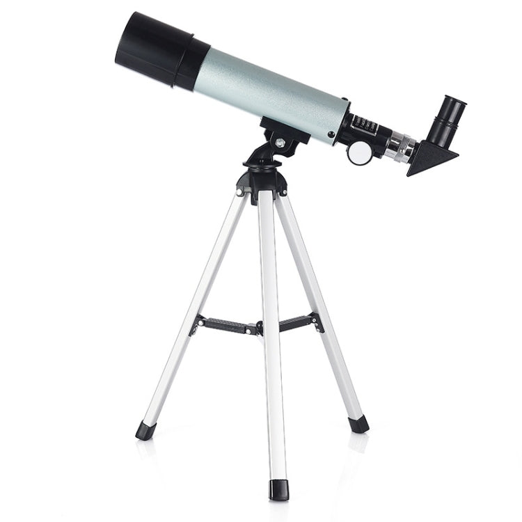 F36050 Portable Professional High Definition High Times Espace Astronomical Telescope Spotting Scope with Aluminum Alloy Tripod(Silver) Reluova