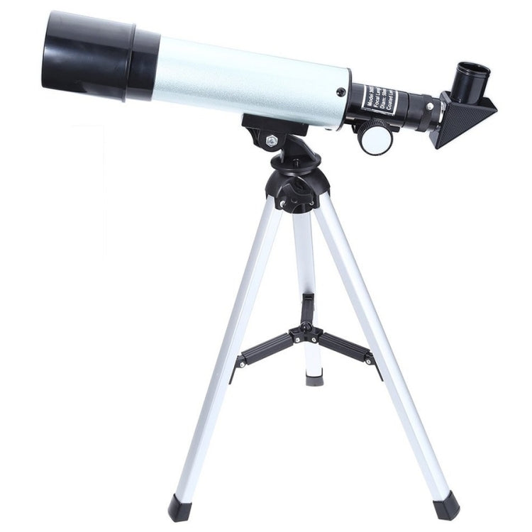 F36050 Portable Professional High Definition High Times Espace Astronomical Telescope Spotting Scope with Aluminum Alloy Tripod(Silver) Reluova