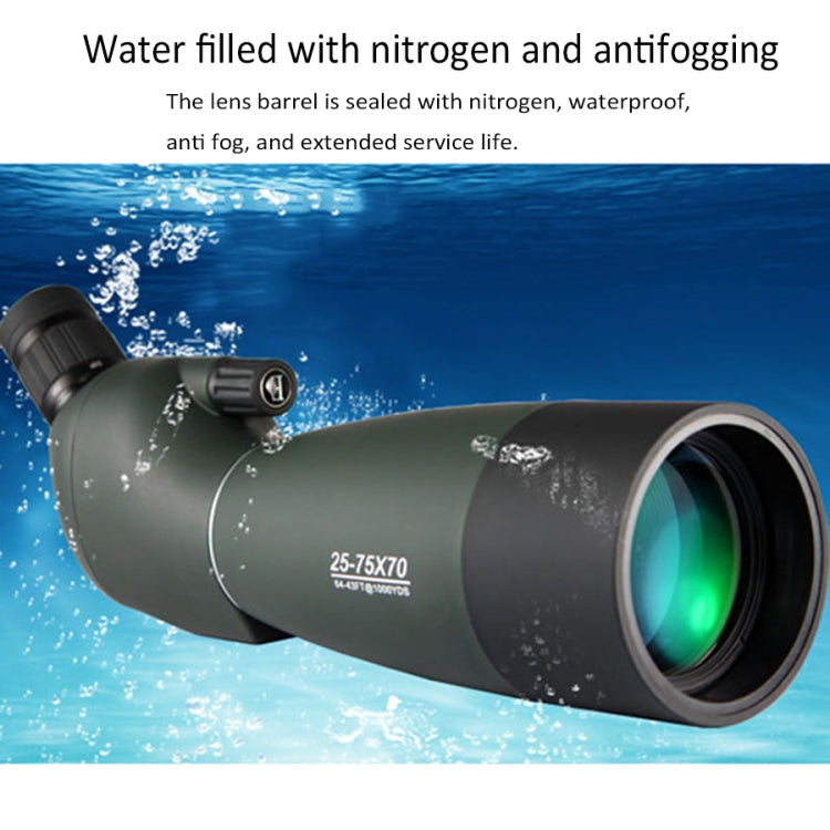 Maifeng 25-75x70 Professional High Definition High Times Outdoor Zoom Monocular Astronomical Telescope