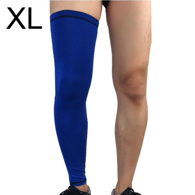 Outdoor Basketball Badminton Sports Knee Pad Riding Running Gear Long Breathable Protection Legs Pantyhose, Size: XL Reluova