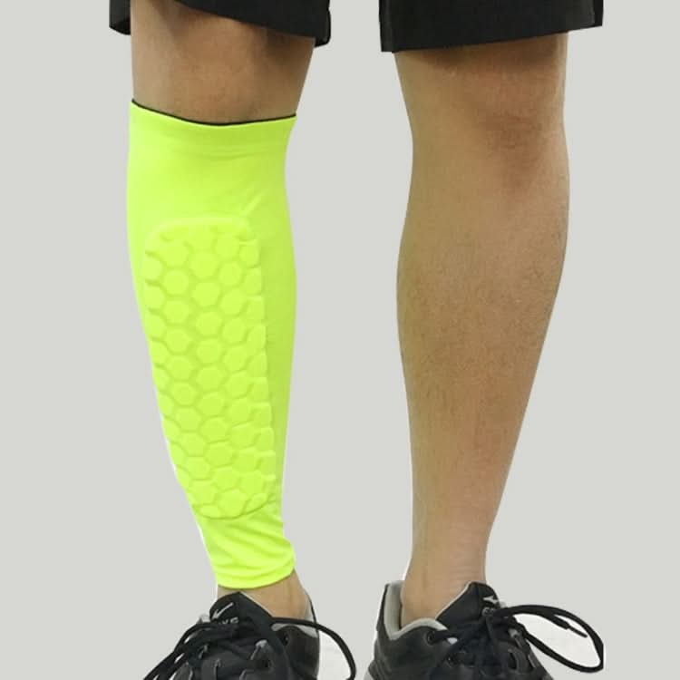 Football Anti-collision Leggings Outdoor Basketball Riding Mountaineering Ankle Protect Calf Socks Gear Protector, Size: M Reluova