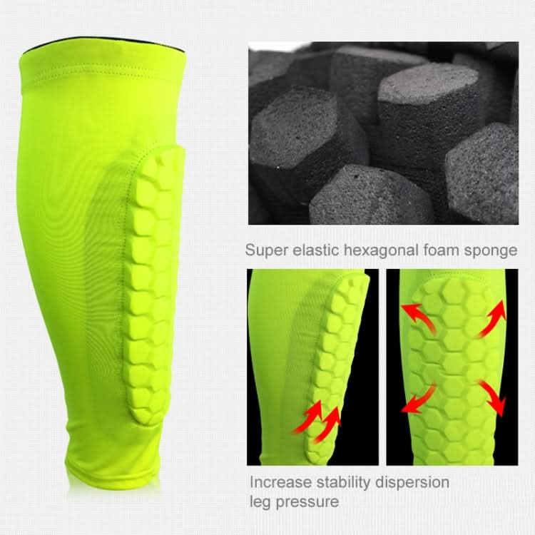 Football Anti-collision Leggings Outdoor Basketball Riding Mountaineering Ankle Protect Calf Socks Gear Protector, Size: M Reluova