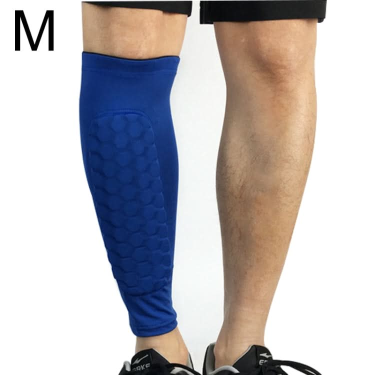 Football Anti-collision Leggings Outdoor Basketball Riding Mountaineering Ankle Protect Calf Socks Gear Protector, Size: M Reluova