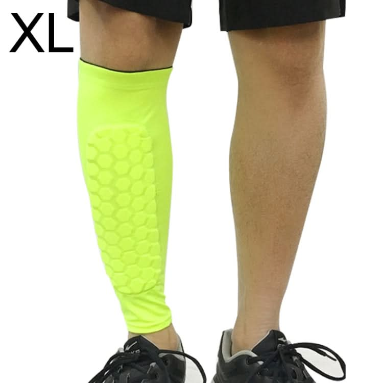 Football Anti-collision Leggings Outdoor Basketball Riding Mountaineering Ankle Protect Calf Socks Gear Protector, Size: XL Reluova