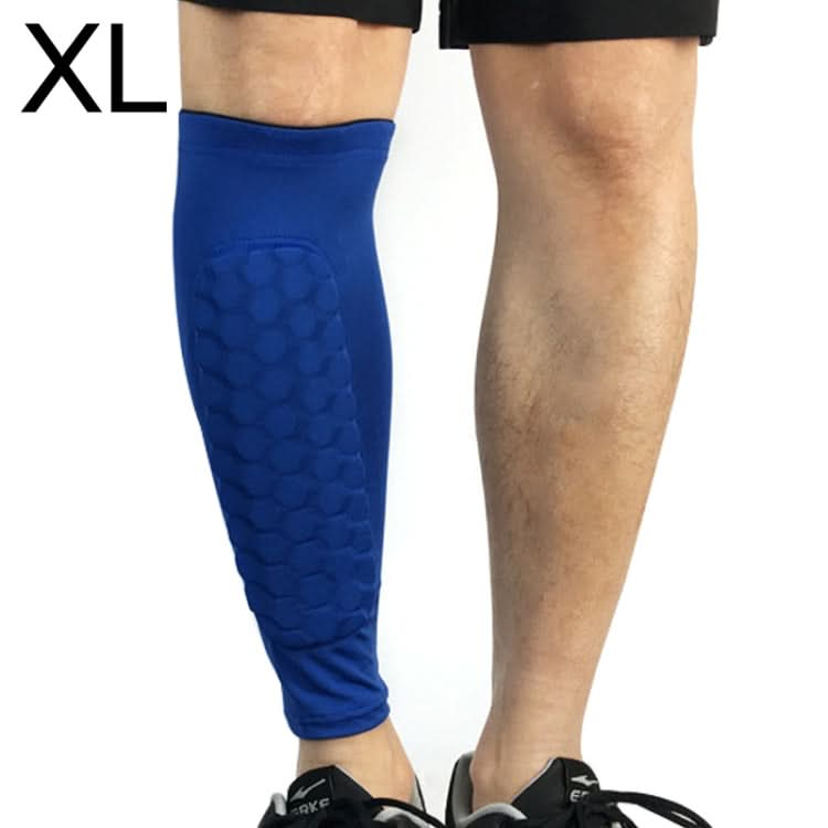 Football Anti-collision Leggings Outdoor Basketball Riding Mountaineering Ankle Protect Calf Socks Gear Protector, Size: XL Reluova