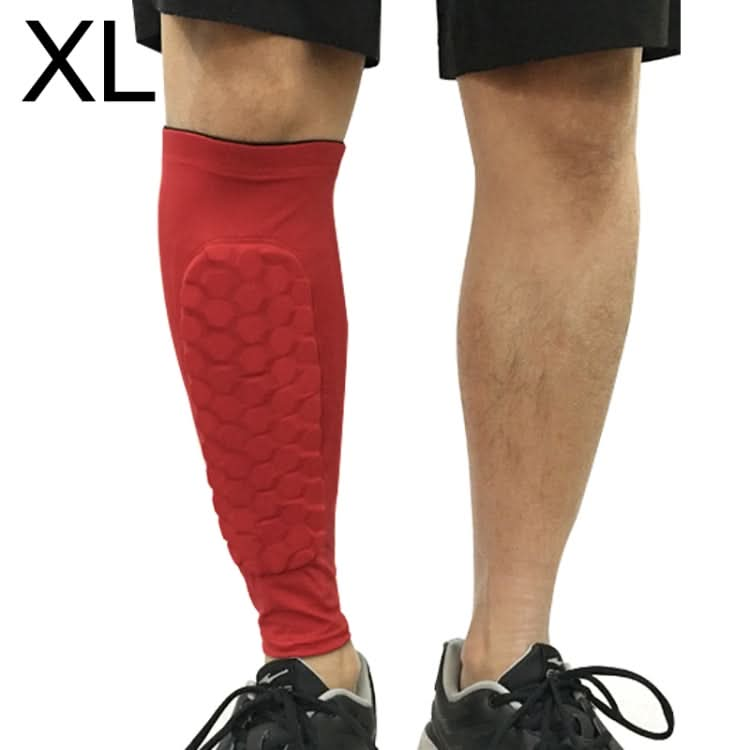 Football Anti-collision Leggings Outdoor Basketball Riding Mountaineering Ankle Protect Calf Socks Gear Protector, Size: XL Reluova