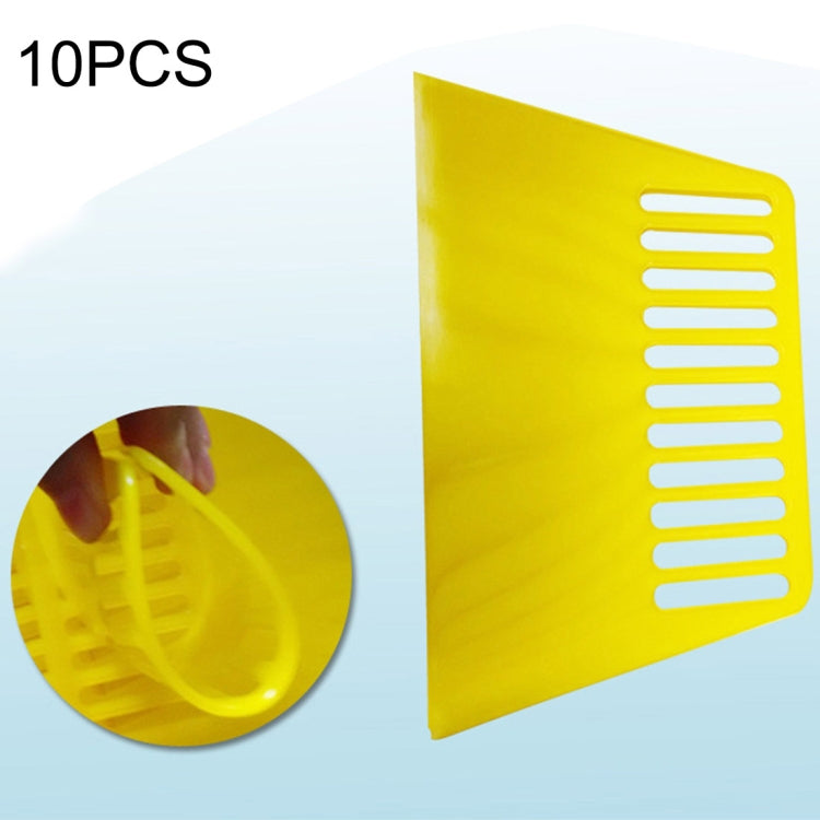 10 PCS Tendon Plastic Scraper For Wallpapering & Automotive Glass Foil & Paint Scraper Putty,Decorating Tools