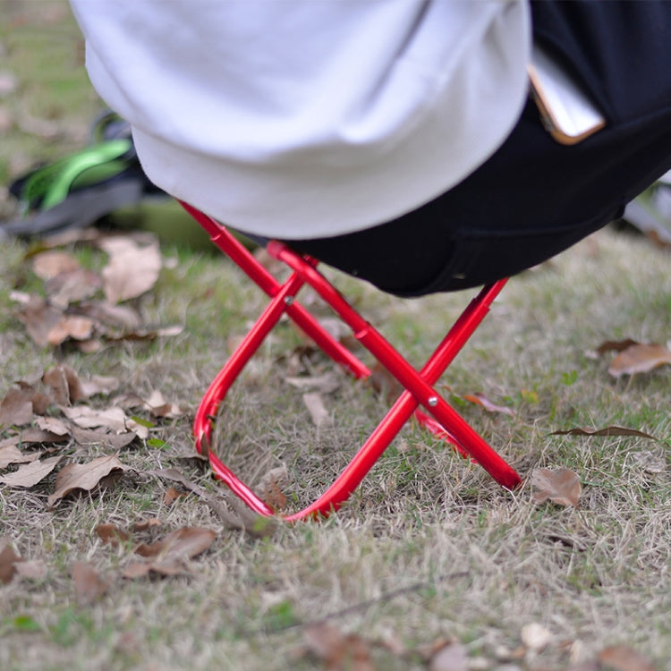 Outdoor Portable Folding Stool, Size: 25*22*26cm Reluova