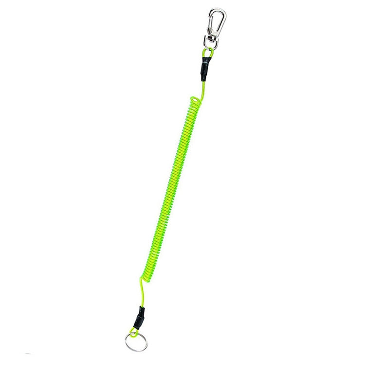 Outdoor Multi-functional Anti-lost Keychain TPU Spring Lanyard, Length: 32cm