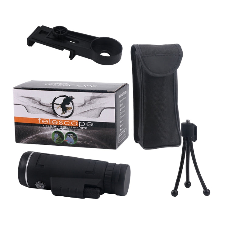 Short Focus 40x60 Life Waterproof Monocular Telescope with Clip Reluova