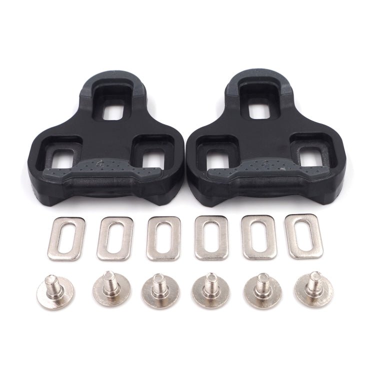 2 PCS RD3-C Road Bike Cleats 6 Degree Float Self-locking Cycling Pedal Cleat for LOOK KEO Road Cleats Fit Most Road Bicycle Shoes-Reluova