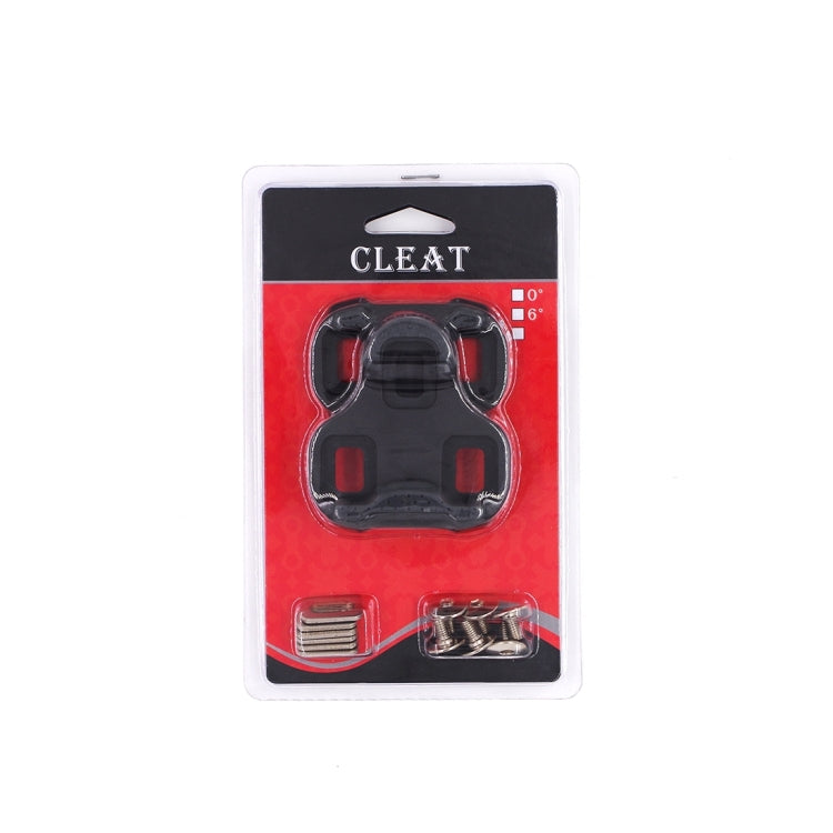 2 PCS RD3-C Road Bike Cleats 6 Degree Float Self-locking Cycling Pedal Cleat for LOOK KEO Road Cleats Fit Most Road Bicycle Shoes-Reluova