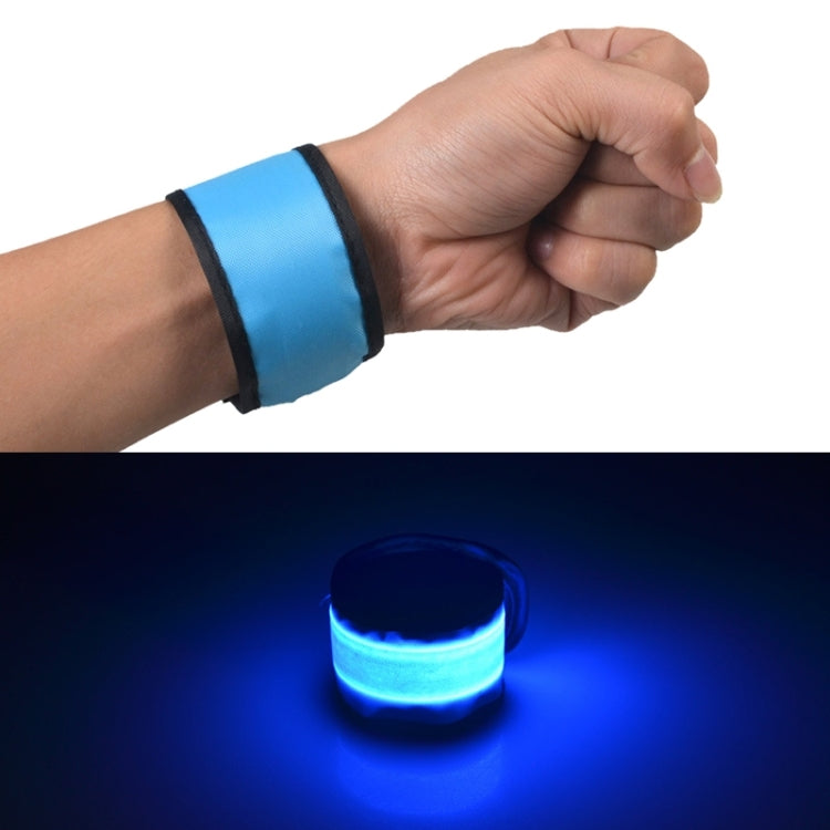 LED Luminous Slap Pat Circle Outdoors sports Wristband, Large, Size:35*4cm Reluova