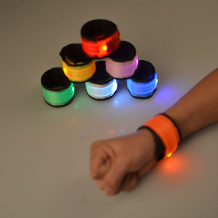 LED Luminous Slap Pat Circle Outdoors sports Wristband, Large, Size:35*4cm