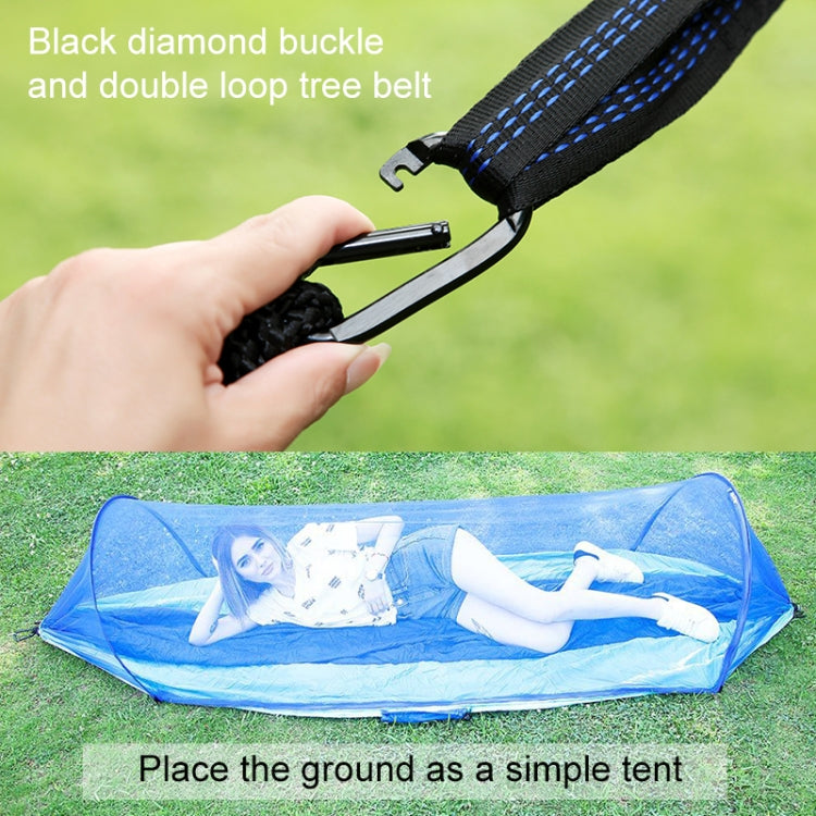 Portable Outdoor Camping Full-automatic Nylon Parachute Hammock with Mosquito Nets, Size : 290 x 140cm Reluova