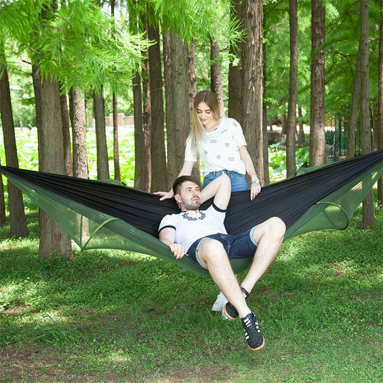 Portable Outdoor Camping Full-automatic Nylon Parachute Hammock with Mosquito Nets, Size : 290 x 140cm Reluova