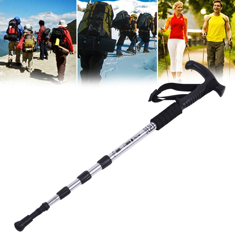 Aotu AT7555 108cm Outdoor Camping Aluminum Alloy T Handle Lock 4 Alpenstock Reluova