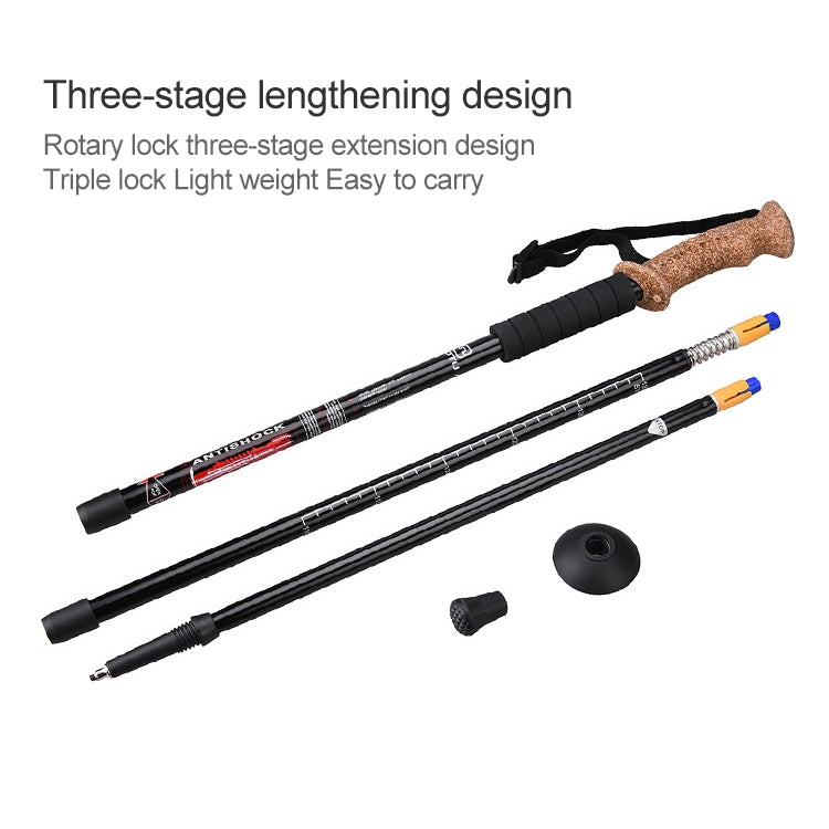 Aotu AT7551 135cm Aluminum Alloy Outdoor Camping Corky Trekking Poles Reluova