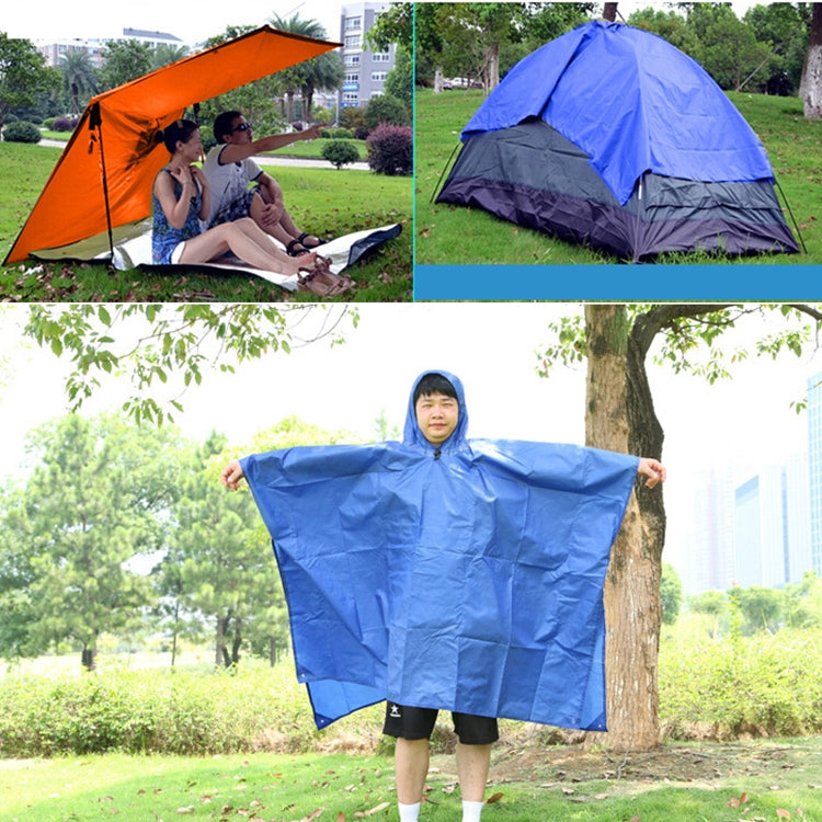 3 in 1 Aotu AT6927 Multifunctional Outdoor Camp Riding Raincoat Picnic Blanket,  Size: 217x143cm Reluova