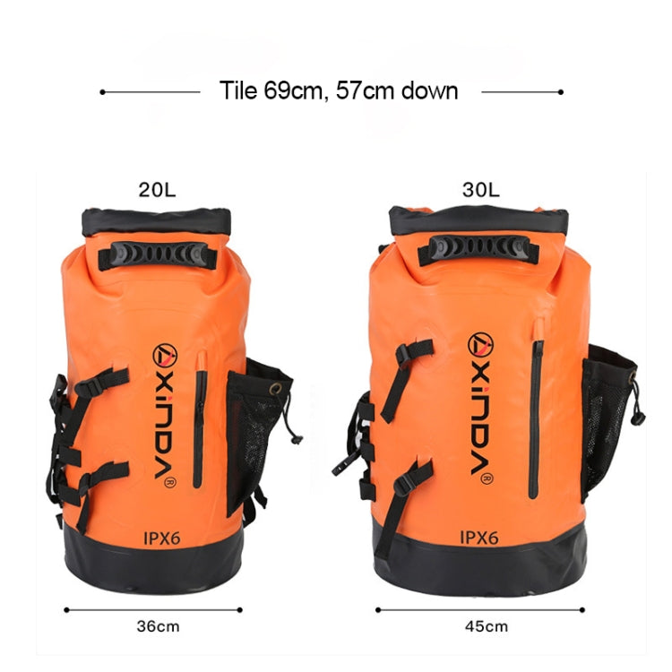 XINDA H-BAG03 30L Outdoor Waterproof Upstream Storage Shoulder Mountaineering Bag