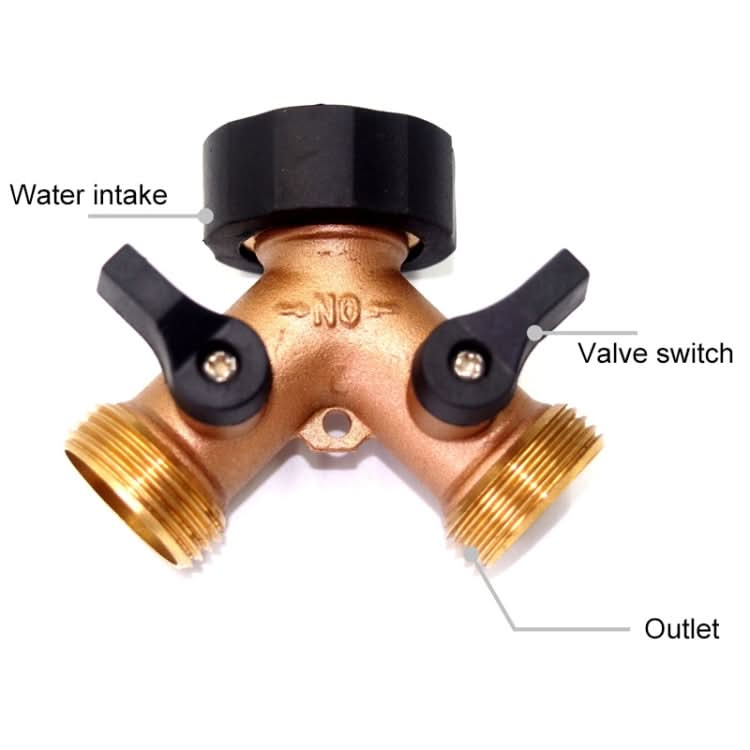 2 In 1 Household Water Tap Valve Shunt Connector-Reluova