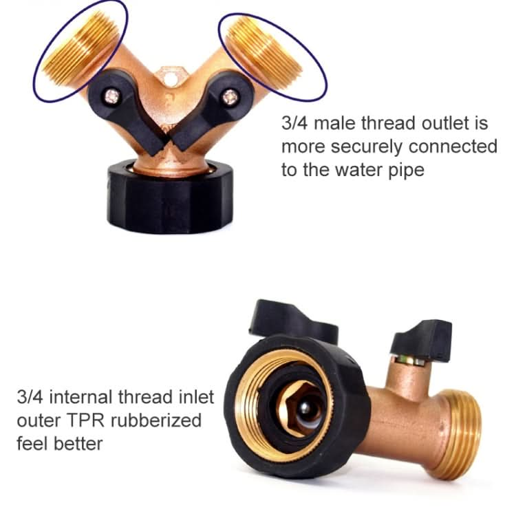 2 In 1 Household Water Tap Valve Shunt Connector-Reluova