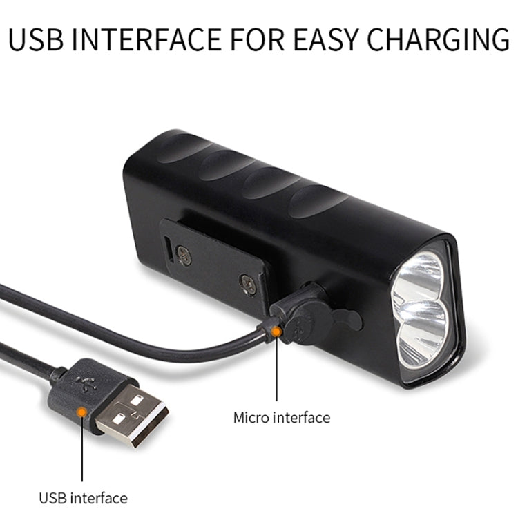 BX2 USB Charging Bicycle Light Front Handlebar Led Light (3 Hours, L2 Lamp Beads) Reluova