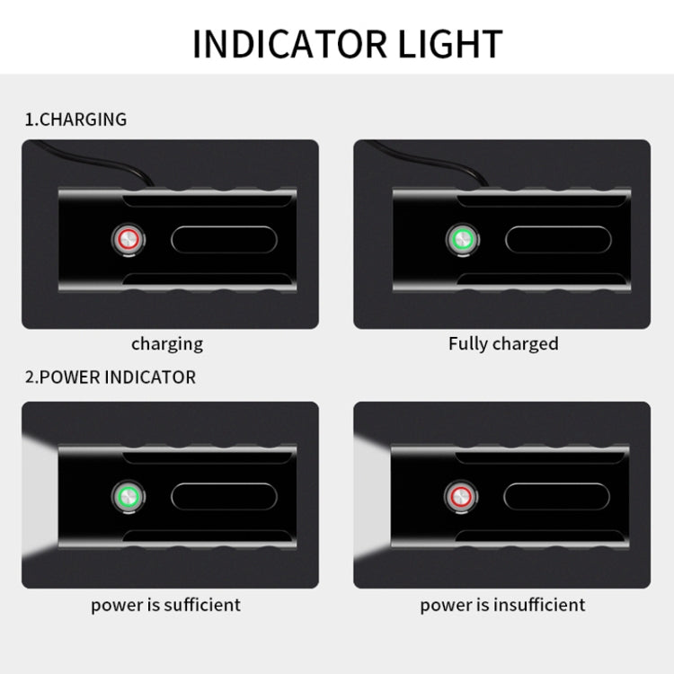 BX2 USB Charging Bicycle Light Front Handlebar Led Light (3 Hours, L2 Lamp Beads) Reluova