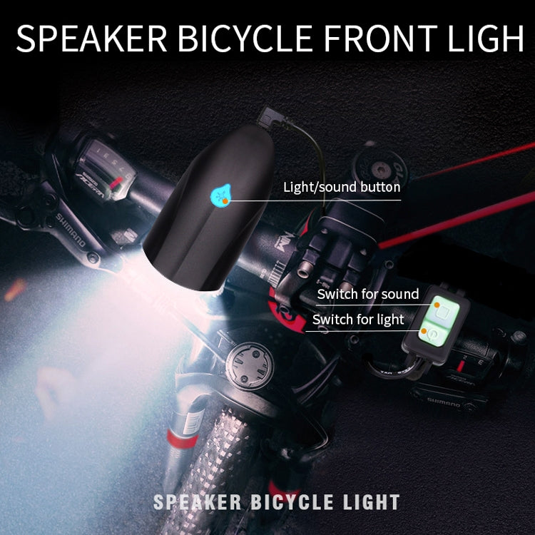 USB Charging Bike LED Riding Light, Charging 3 Hours with Horn Reluova