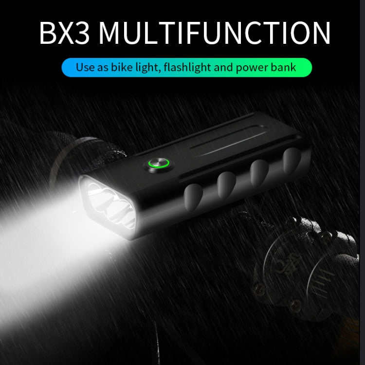 BX3 USB Charging Bicycle Light Front Handlebar Led Light (10 Hours, T6+A02 Lamp) Reluova