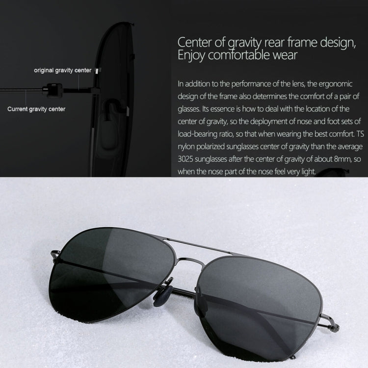 Original Xiaomi Youpin TS Computer Glasses Polarized UV Lens Sunglasses, 304H Stainless Steel Gravity Rear Frame Reluova