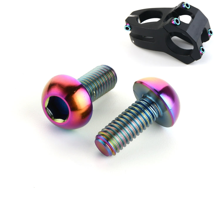 2 PCS Bicycle Accessories Titanium Bottle Cage Screw M5 12mm-Reluova