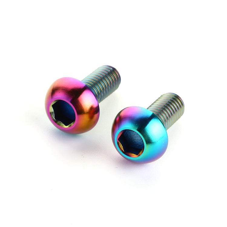 2 PCS Bicycle Accessories Titanium Bottle Cage Screw M5 12mm-Reluova