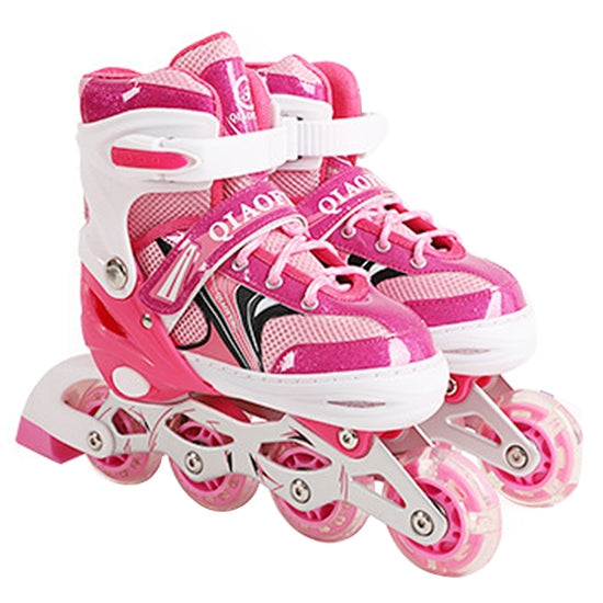 Children Flash Single-row Roller Skates Skating Shoes, Single Flash, Size : L