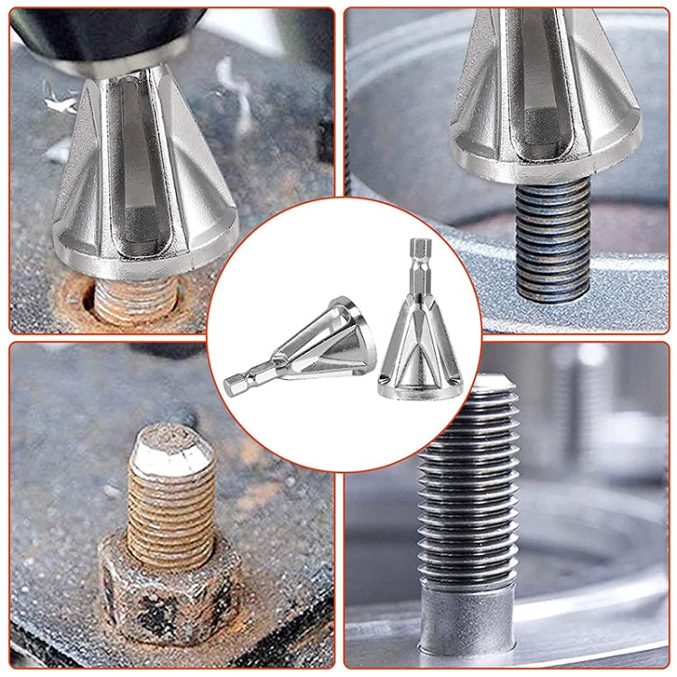 Chamfer Stainless Steel Deburring External Chamfer Tool Hexagonal Handle Three-slot Chamfer