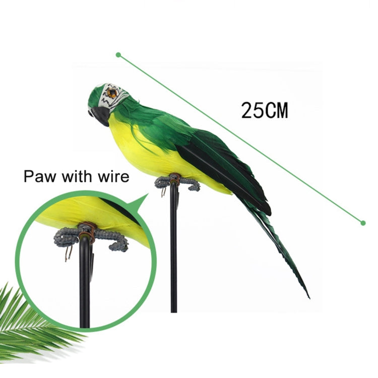 25cm Simulation Parrot Simulation Macaw Horticultural Decoration My Store