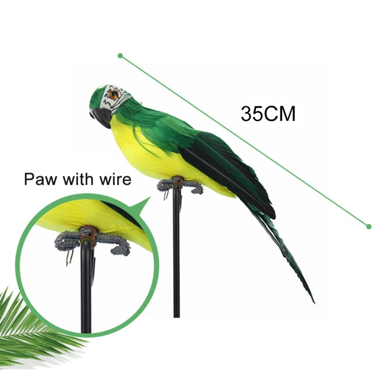 35cm Simulation Parrot Simulation Macaw Horticultural Decoration