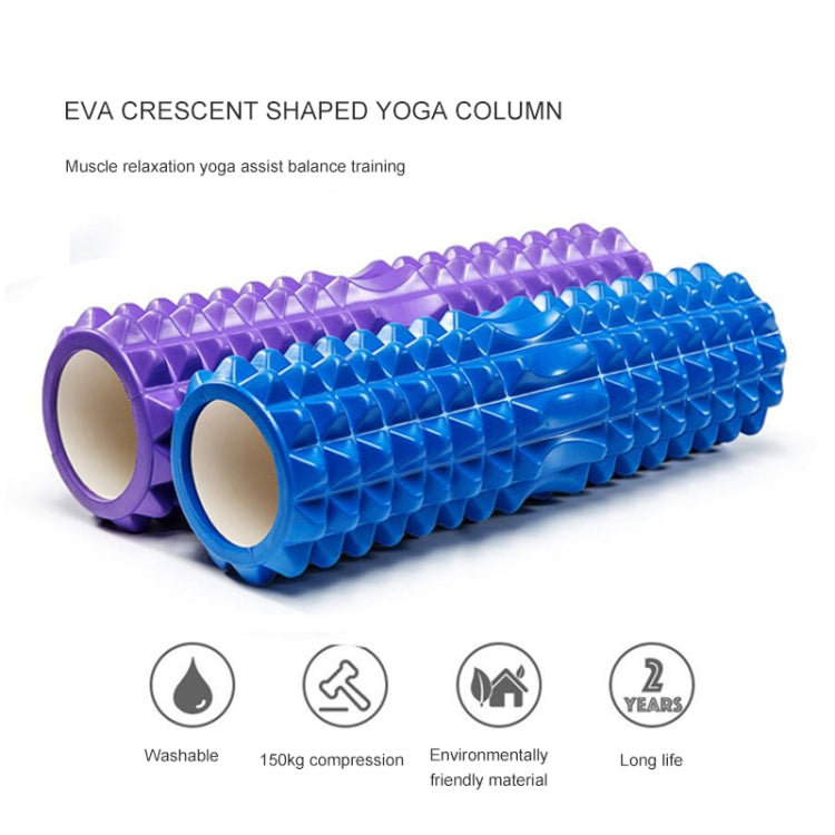 Yoga Pilates Fitness EVA Roller Muscle Relaxation Massage, Size: 45cm x 13cm Reluova