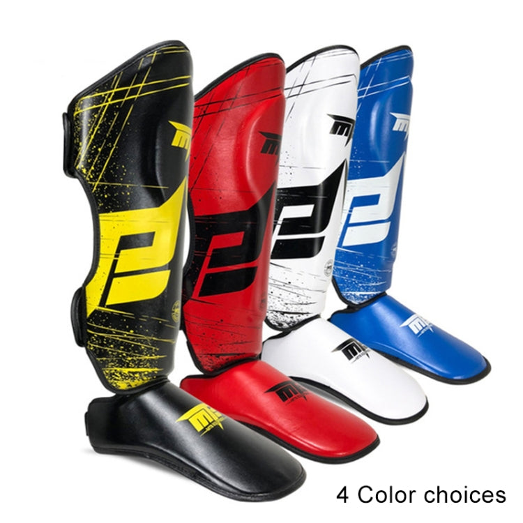 MTB SJ-004B Freestyle Grappling Thai Boxing Taekwondo Thickening Leg Guards Protective Gear, Size: L Reluova