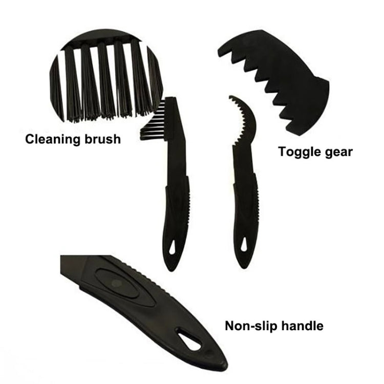 2 Set Bicycle Chain Cleaning Brush Flywheel Cleaning Tools Crankset Brush Cleaning Chain Wheel Set Brush