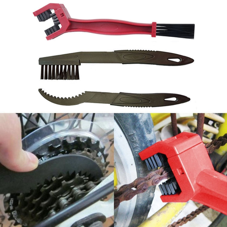 2 Set Bicycle Chain Cleaning Brush Flywheel Cleaning Tools Crankset Brush Cleaning Chain Wheel Set Brush