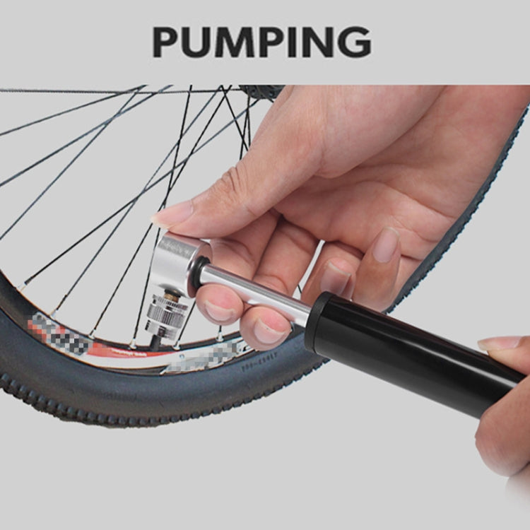 Manual Mini Portable Bicycle Aluminum Alloy Pump+ Glue-free Tire Patch + Fish-shaped Tire Lever Reluova