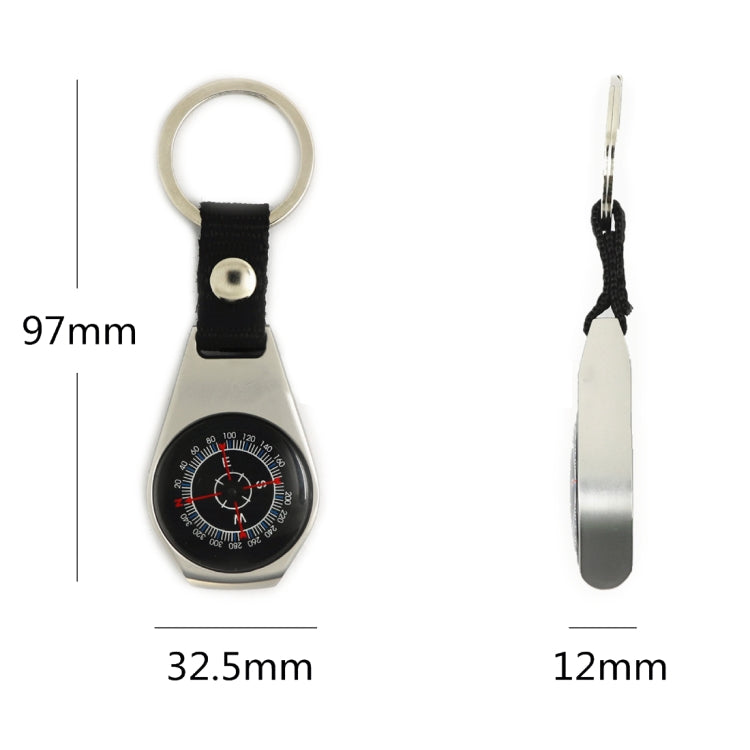 K30T Zinc Alloy Compass Keychain Reluova