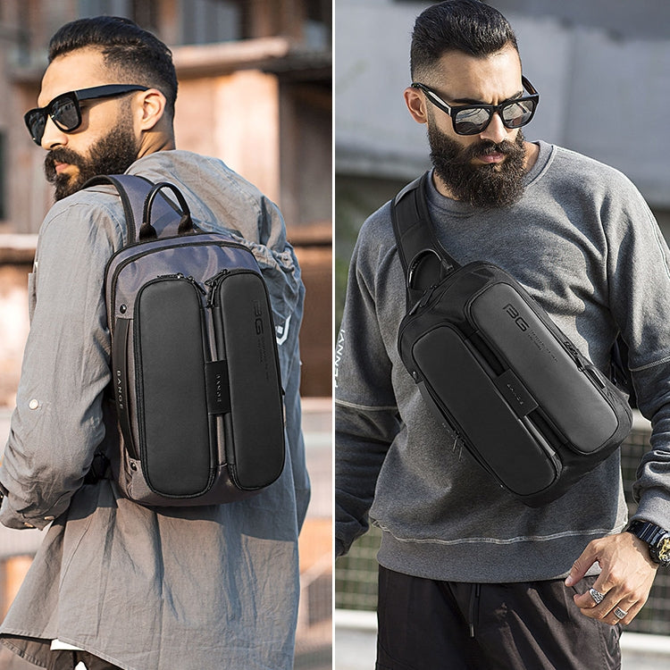 BANGE Fashion Casual Shoulder Bag Outdoor USB Chest Bag