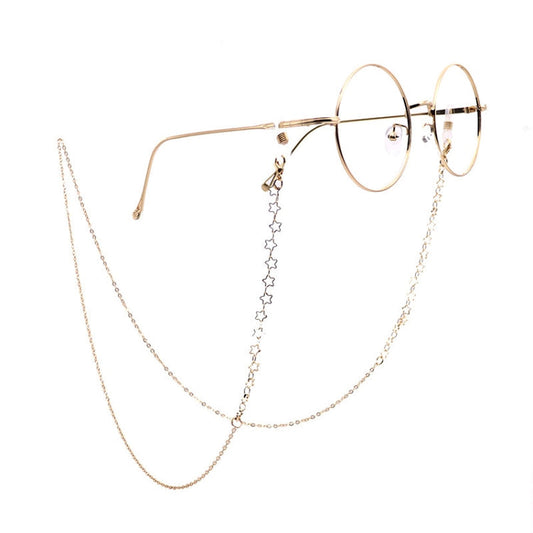 Stars Style Hollow Fashion Simple Eyeglasses Chain