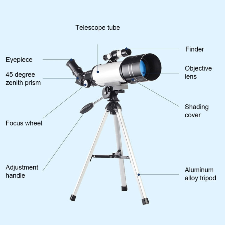 WR852 16x/66x70 High Definition High Times Astronomical Telescope with Tripod