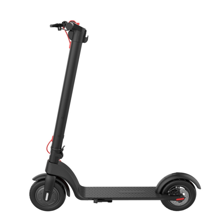 X7 Outdoor Waterproof Foldable Off-road Scooter with 8.5 inch Vacuum Tires & LCD Display& LED Lights & 6.4AH Lithium Battery, Load-bearing: 20-100kg (Black)