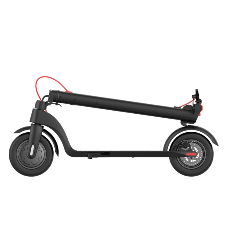 X7 Outdoor Waterproof Foldable Off-road Scooter with 8.5 inch Vacuum Tires & LCD Display& LED Lights & 6.4AH Lithium Battery, Load-bearing: 20-100kg (Black)